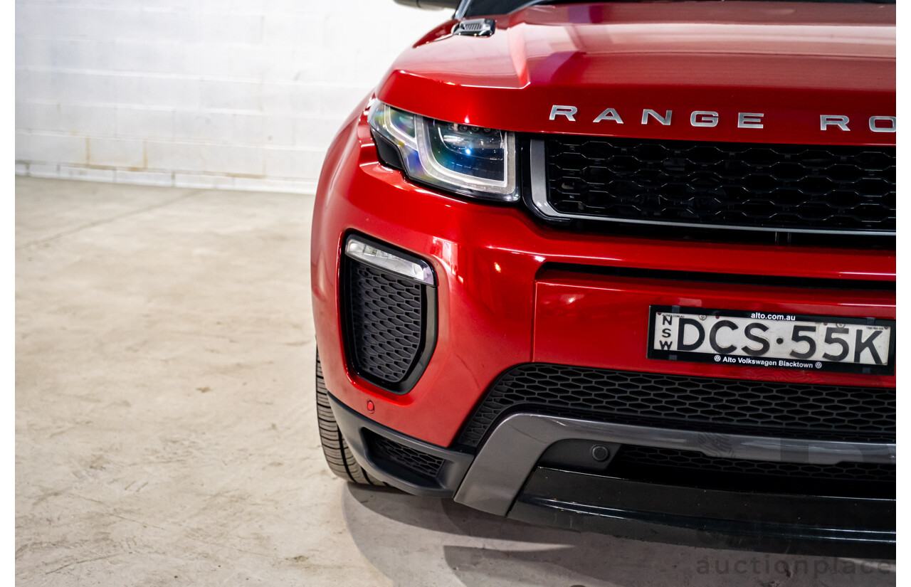 01/2016 Land Rover Range Rover Evoque TD4 180 HSE Dynamic (AWD) LV MY16 4d Wagon Firenze Red Metallic Turbo Diesel 2.0L