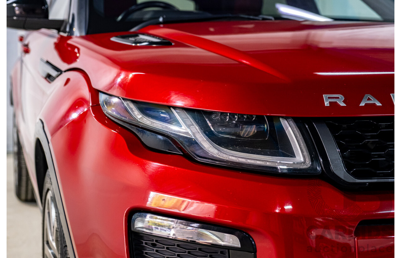 01/2016 Land Rover Range Rover Evoque TD4 180 HSE Dynamic (AWD) LV MY16 4d Wagon Firenze Red Metallic Turbo Diesel 2.0L