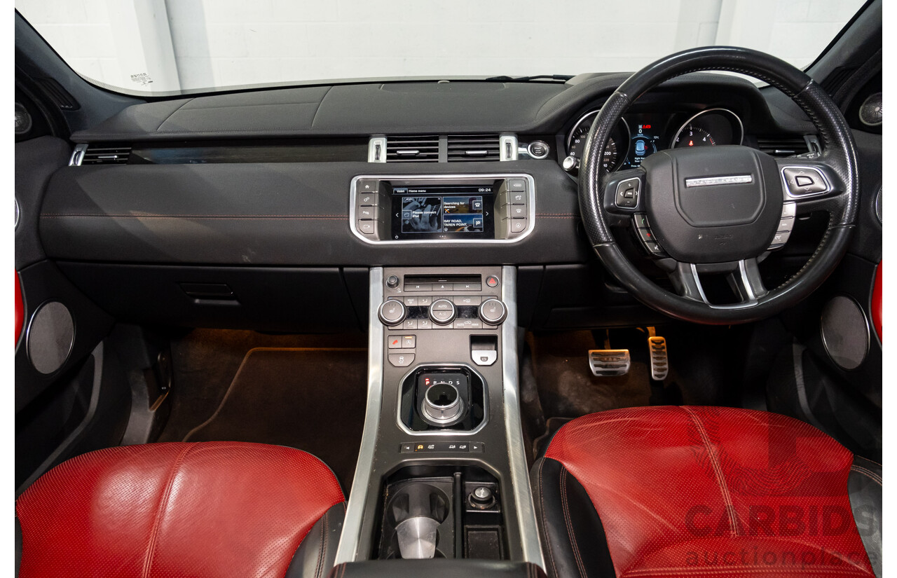 01/2016 Land Rover Range Rover Evoque TD4 180 HSE Dynamic (AWD) LV MY16 4d Wagon Firenze Red Metallic Turbo Diesel 2.0L