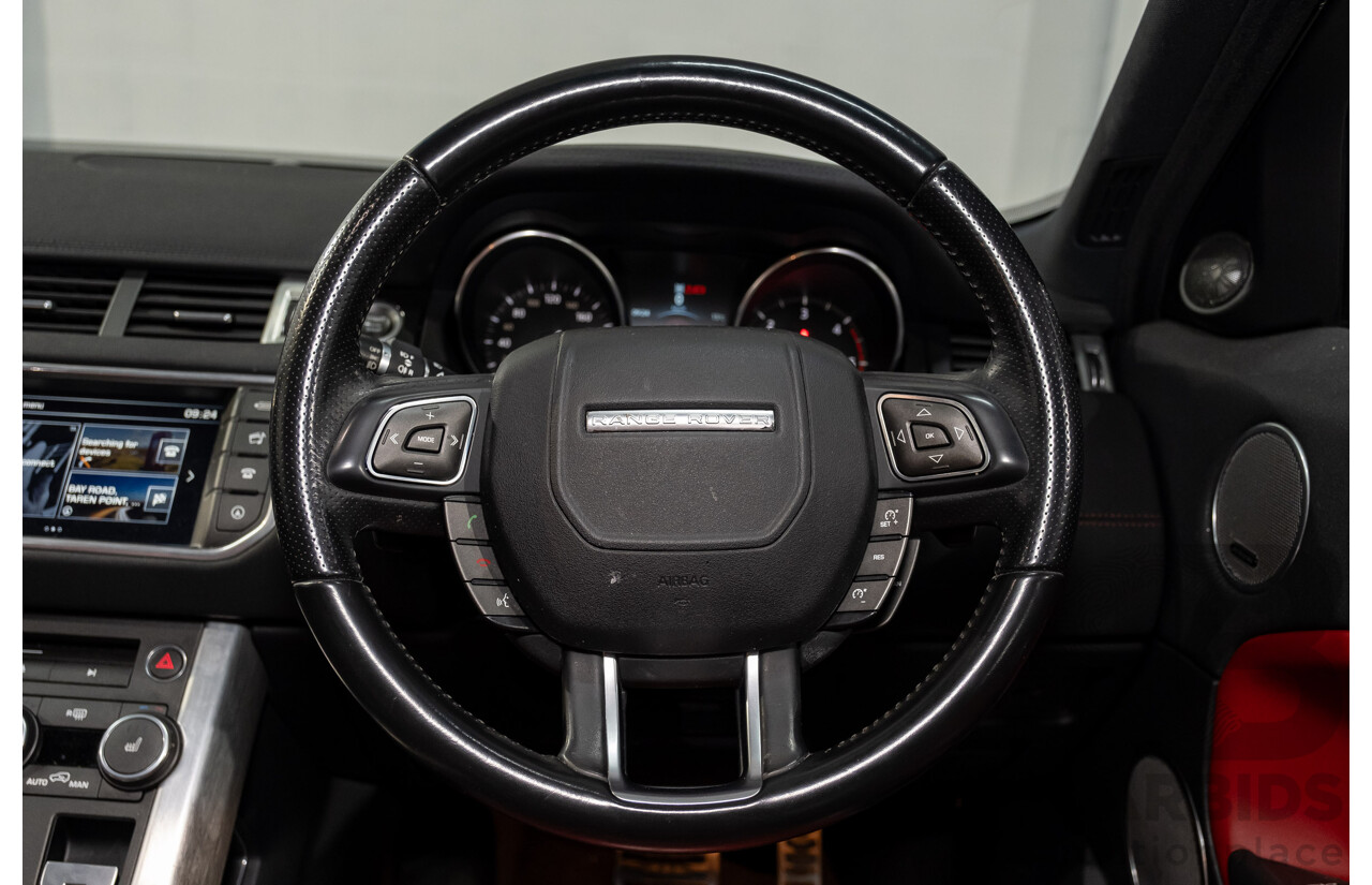01/2016 Land Rover Range Rover Evoque TD4 180 HSE Dynamic (AWD) LV MY16 4d Wagon Firenze Red Metallic Turbo Diesel 2.0L