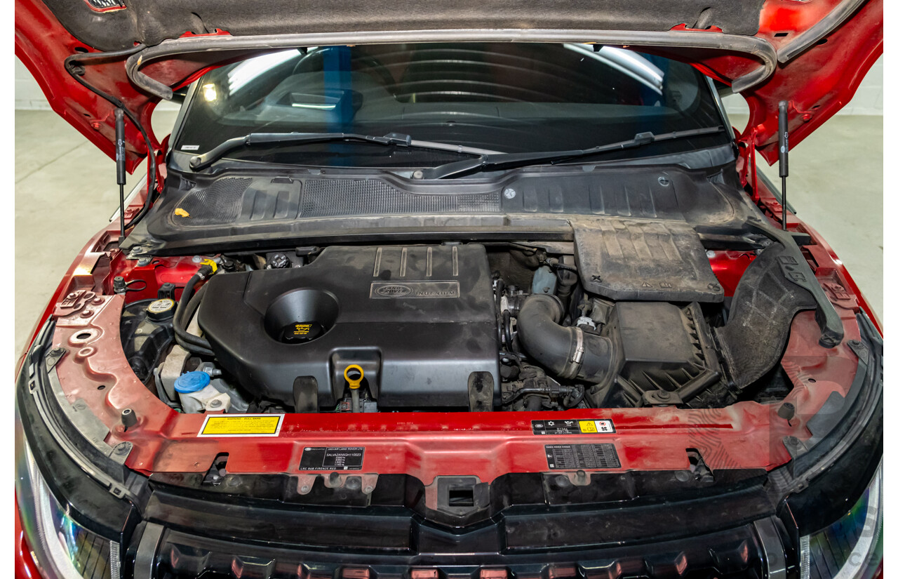 01/2016 Land Rover Range Rover Evoque TD4 180 HSE Dynamic (AWD) LV MY16 4d Wagon Firenze Red Metallic Turbo Diesel 2.0L