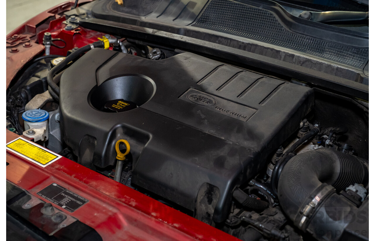 01/2016 Land Rover Range Rover Evoque TD4 180 HSE Dynamic (AWD) LV MY16 4d Wagon Firenze Red Metallic Turbo Diesel 2.0L