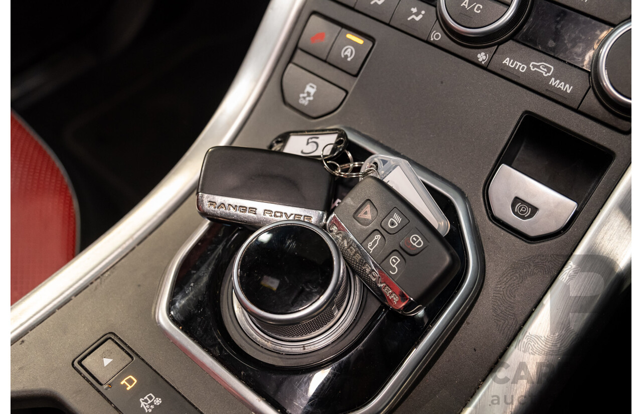 01/2016 Land Rover Range Rover Evoque TD4 180 HSE Dynamic (AWD) LV MY16 4d Wagon Firenze Red Metallic Turbo Diesel 2.0L