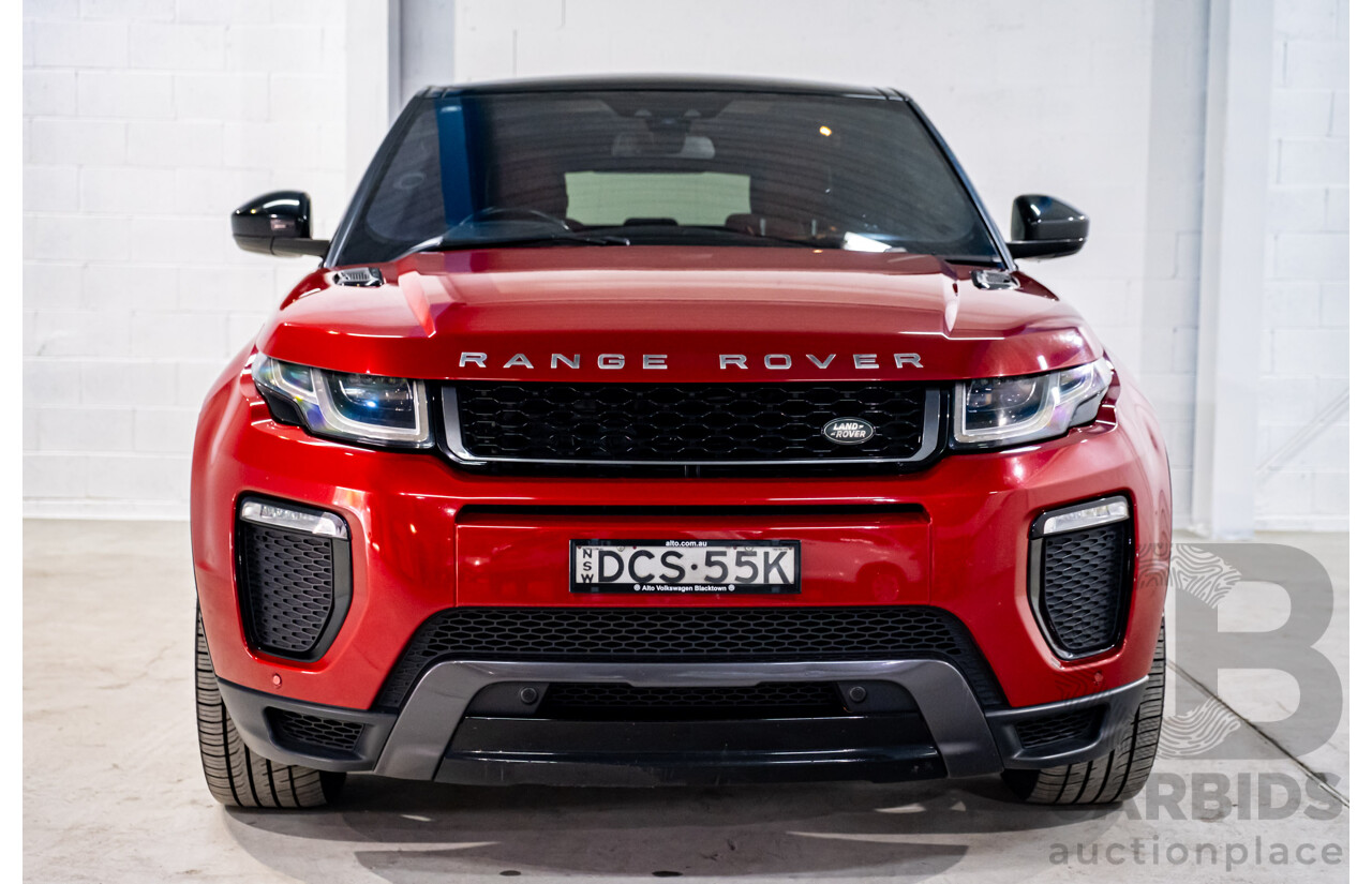 01/2016 Land Rover Range Rover Evoque TD4 180 HSE Dynamic (AWD) LV MY16 4d Wagon Firenze Red Metallic Turbo Diesel 2.0L