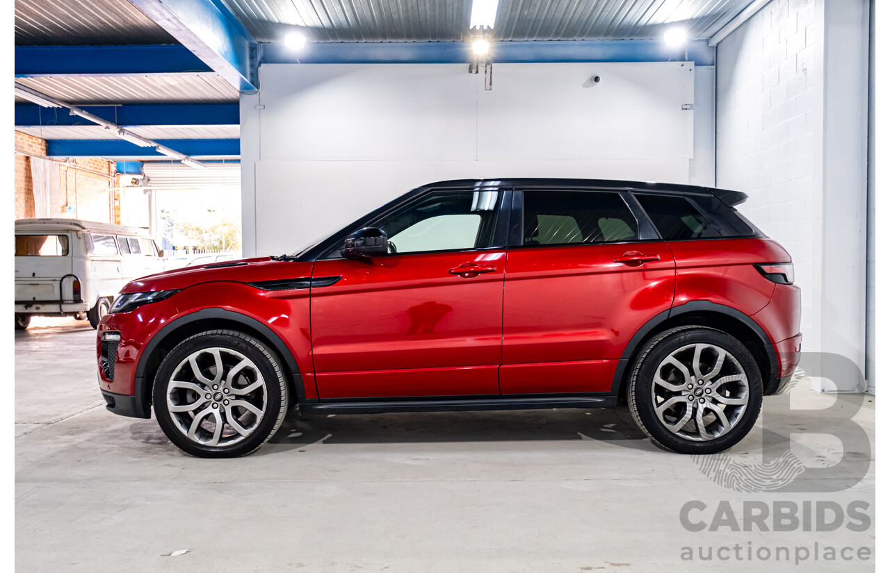 01/2016 Land Rover Range Rover Evoque TD4 180 HSE Dynamic (AWD) LV MY16 4d Wagon Firenze Red Metallic Turbo Diesel 2.0L