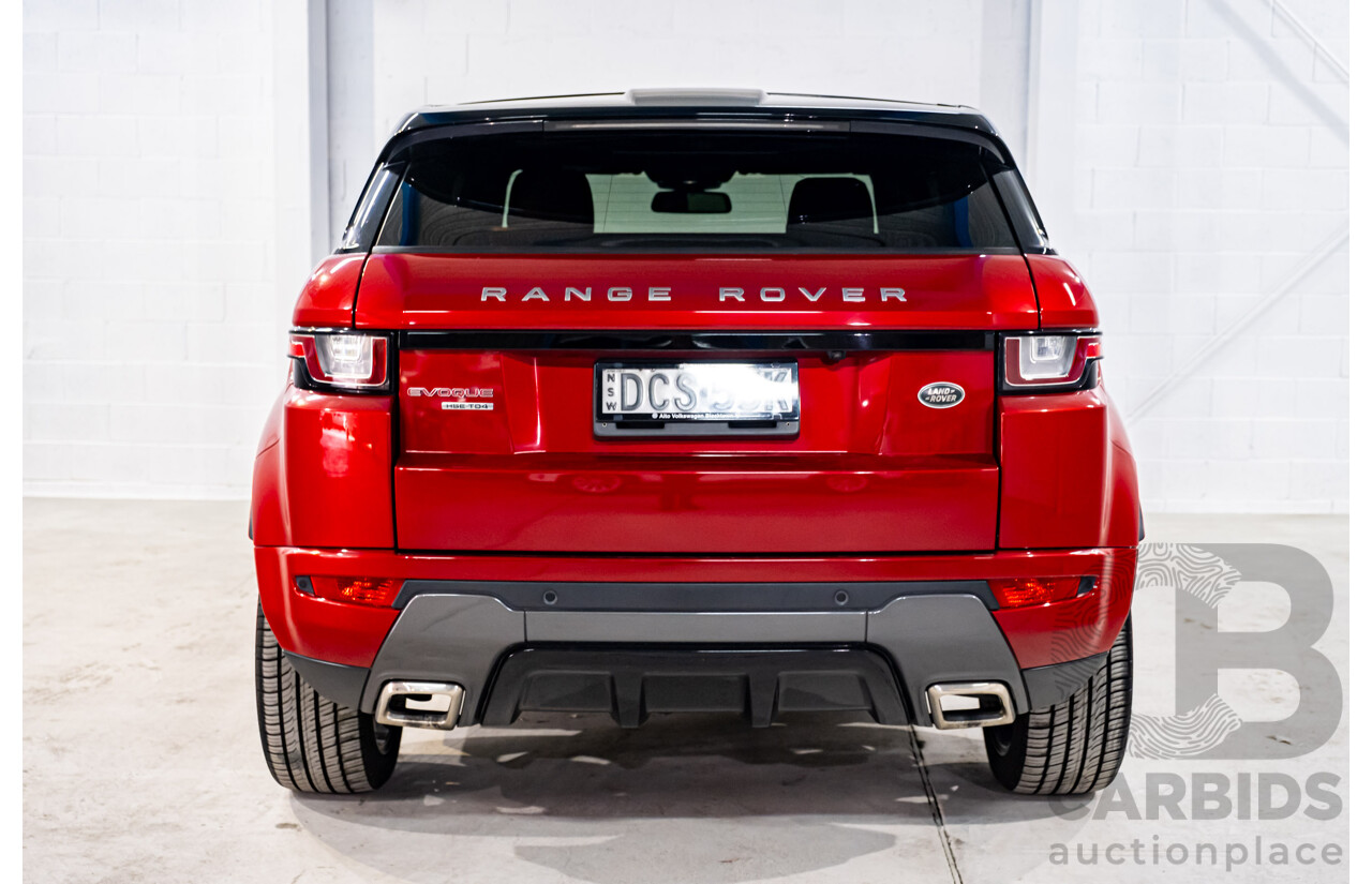 01/2016 Land Rover Range Rover Evoque TD4 180 HSE Dynamic (AWD) LV MY16 4d Wagon Firenze Red Metallic Turbo Diesel 2.0L