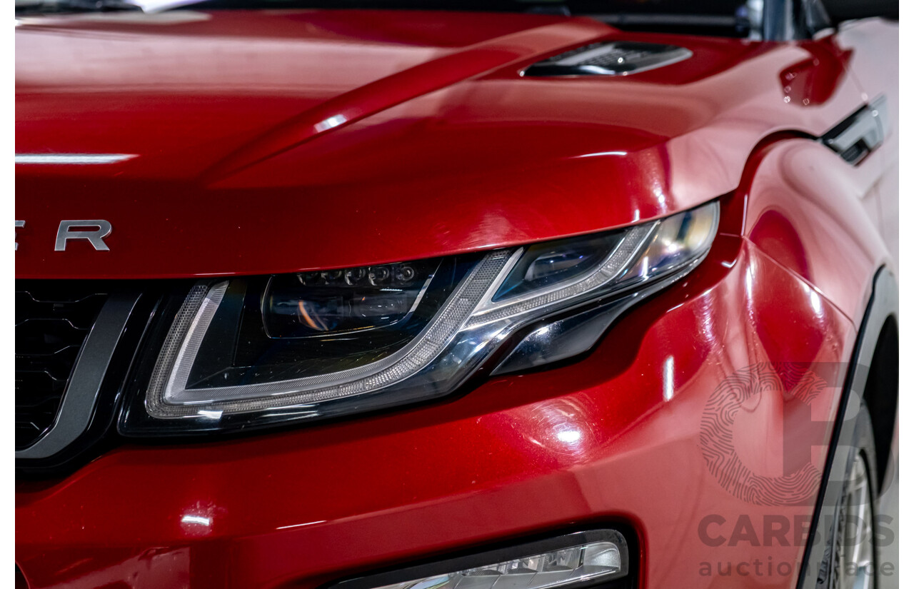 01/2016 Land Rover Range Rover Evoque TD4 180 HSE Dynamic (AWD) LV MY16 4d Wagon Firenze Red Metallic Turbo Diesel 2.0L