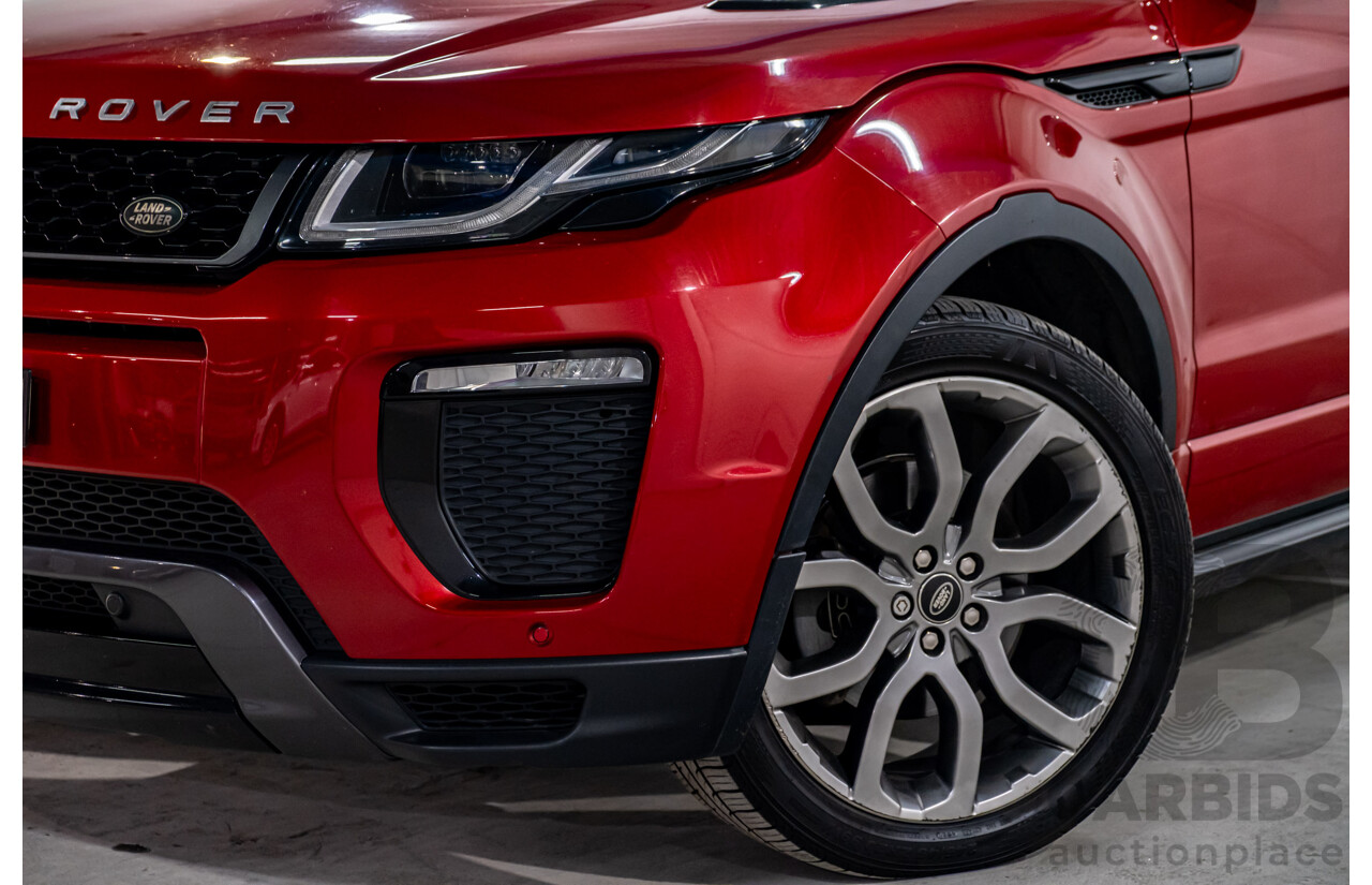 01/2016 Land Rover Range Rover Evoque TD4 180 HSE Dynamic (AWD) LV MY16 4d Wagon Firenze Red Metallic Turbo Diesel 2.0L