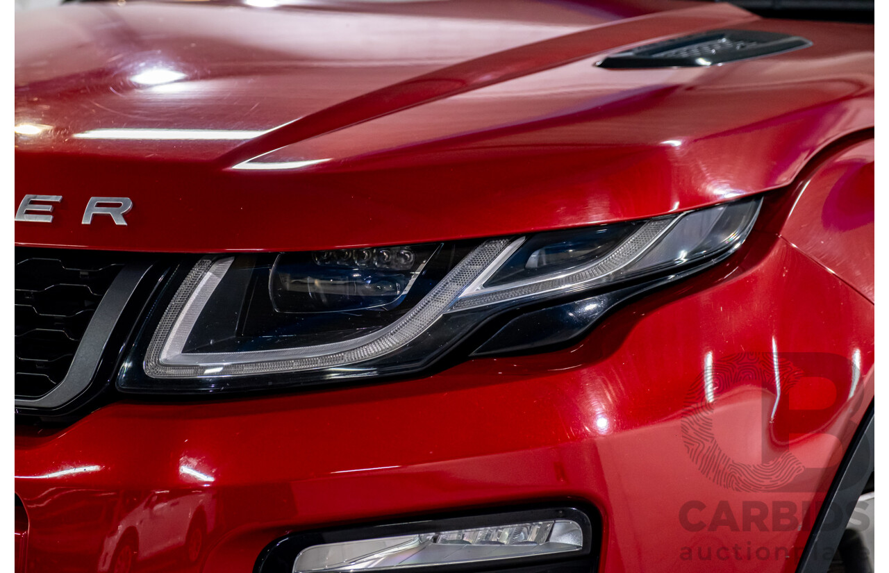 01/2016 Land Rover Range Rover Evoque TD4 180 HSE Dynamic (AWD) LV MY16 4d Wagon Firenze Red Metallic Turbo Diesel 2.0L