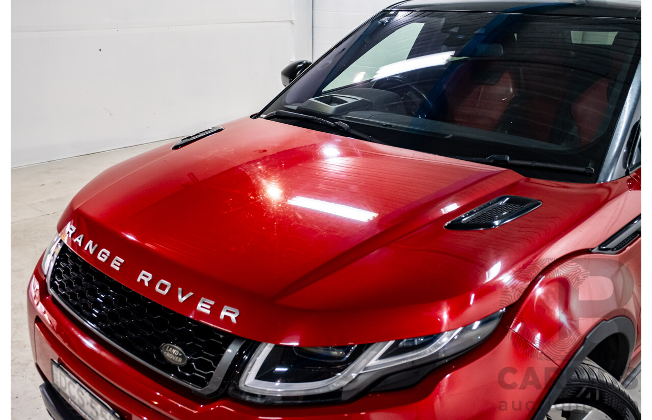 01/2016 Land Rover Range Rover Evoque TD4 180 HSE Dynamic (AWD) LV MY16 4d Wagon Firenze Red Metallic Turbo Diesel 2.0L