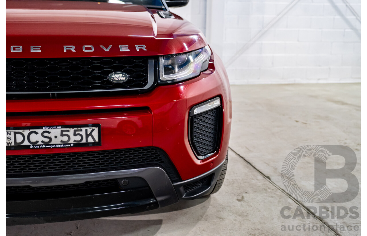 01/2016 Land Rover Range Rover Evoque TD4 180 HSE Dynamic (AWD) LV MY16 4d Wagon Firenze Red Metallic Turbo Diesel 2.0L