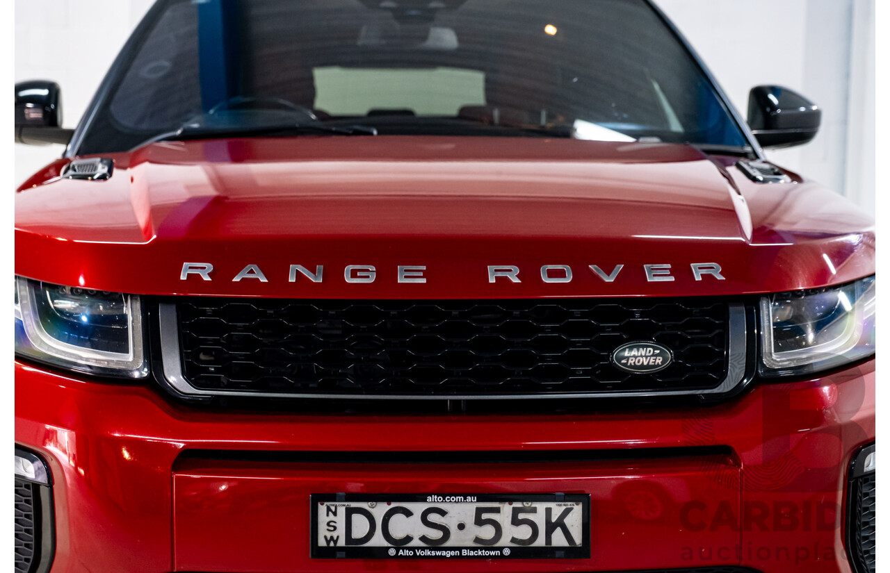 01/2016 Land Rover Range Rover Evoque TD4 180 HSE Dynamic (AWD) LV MY16 4d Wagon Firenze Red Metallic Turbo Diesel 2.0L