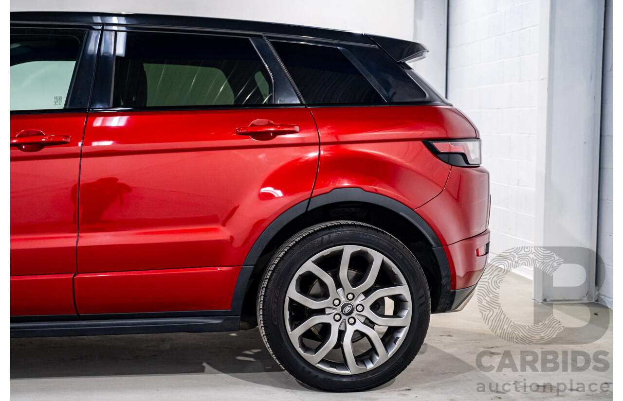 01/2016 Land Rover Range Rover Evoque TD4 180 HSE Dynamic (AWD) LV MY16 4d Wagon Firenze Red Metallic Turbo Diesel 2.0L