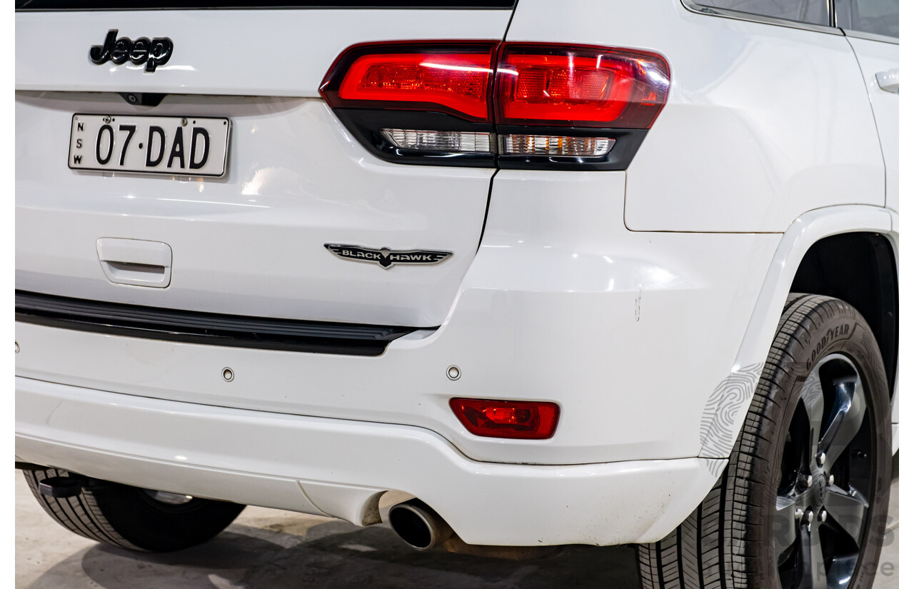 12/2015 Jeep Grand Cherokee Blackhawk (4x4) WK MY15 4d Wagon Bright White Turbo Diesel V6 3.0L