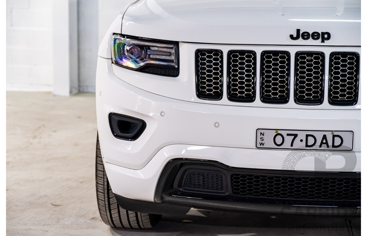 12/2015 Jeep Grand Cherokee Blackhawk (4x4) WK MY15 4d Wagon Bright White Turbo Diesel V6 3.0L