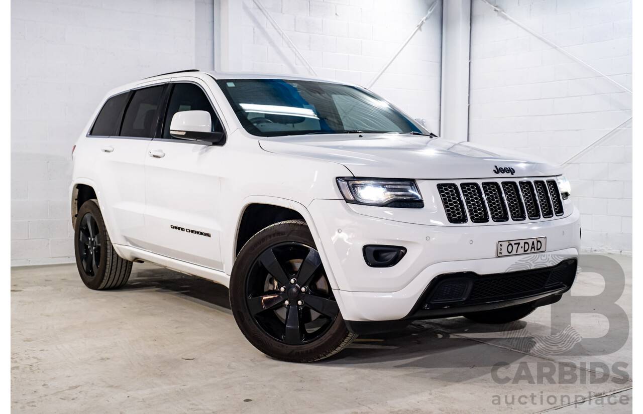 12/2015 Jeep Grand Cherokee Blackhawk (4x4) WK MY15 4d Wagon Bright White Turbo Diesel V6 3.0L