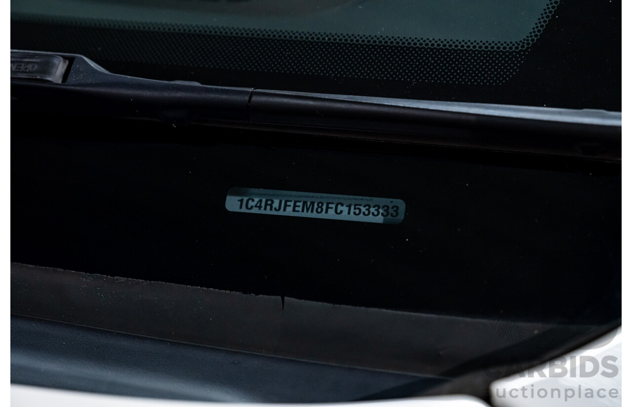 12/2015 Jeep Grand Cherokee Blackhawk (4x4) WK MY15 4d Wagon Bright White Turbo Diesel V6 3.0L