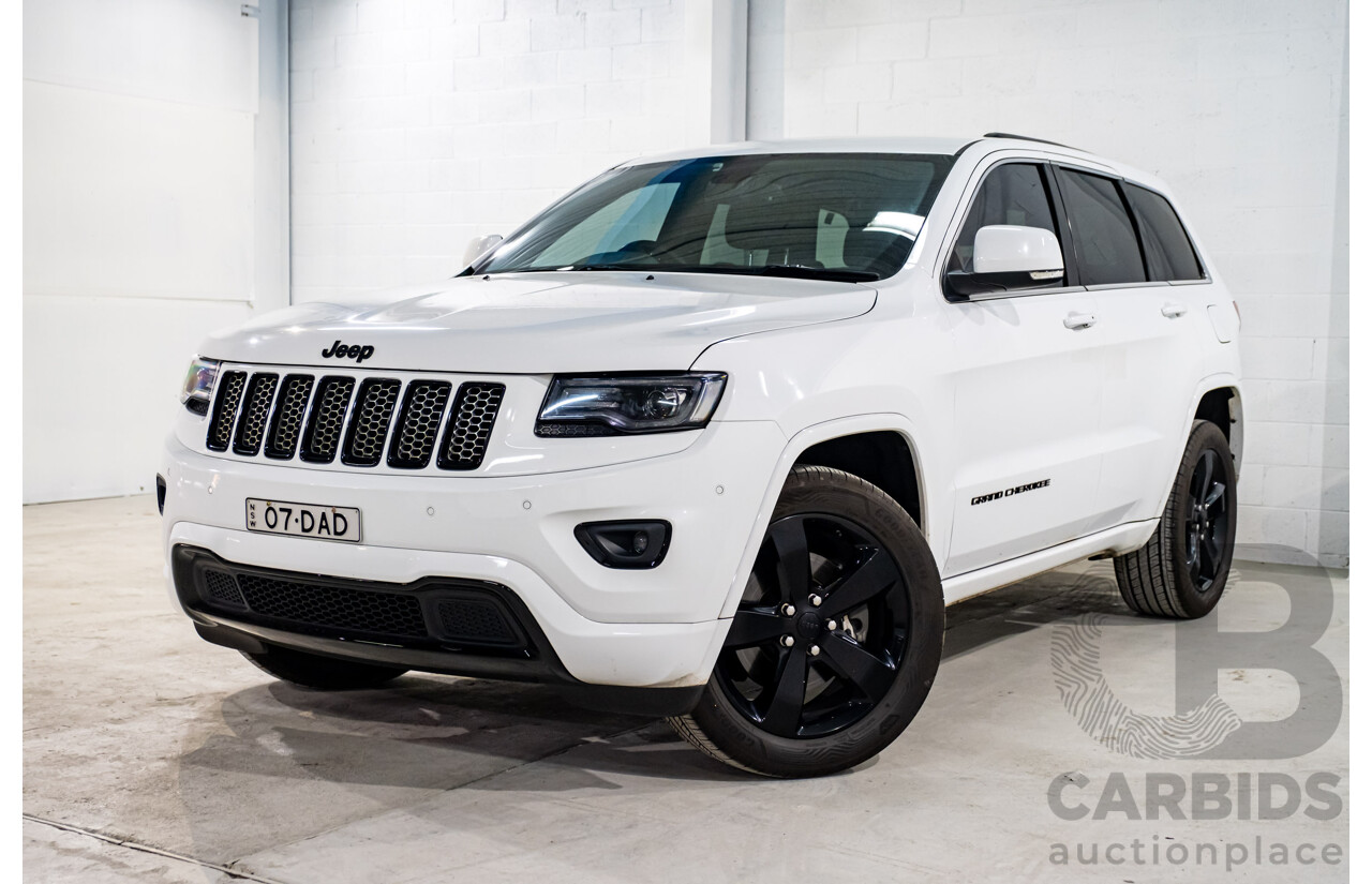 12/2015 Jeep Grand Cherokee Blackhawk (4x4) WK MY15 4d Wagon Bright White Turbo Diesel V6 3.0L