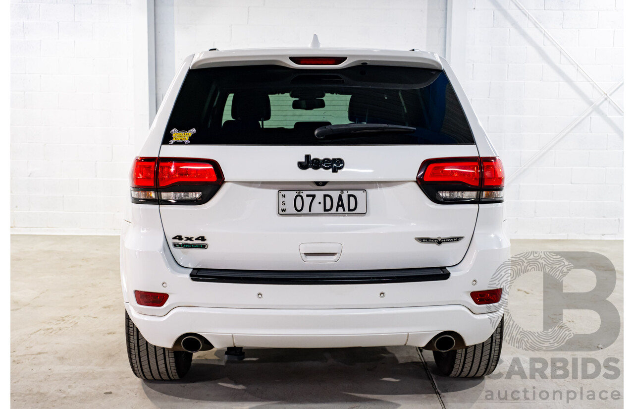 12/2015 Jeep Grand Cherokee Blackhawk (4x4) WK MY15 4d Wagon Bright White Turbo Diesel V6 3.0L