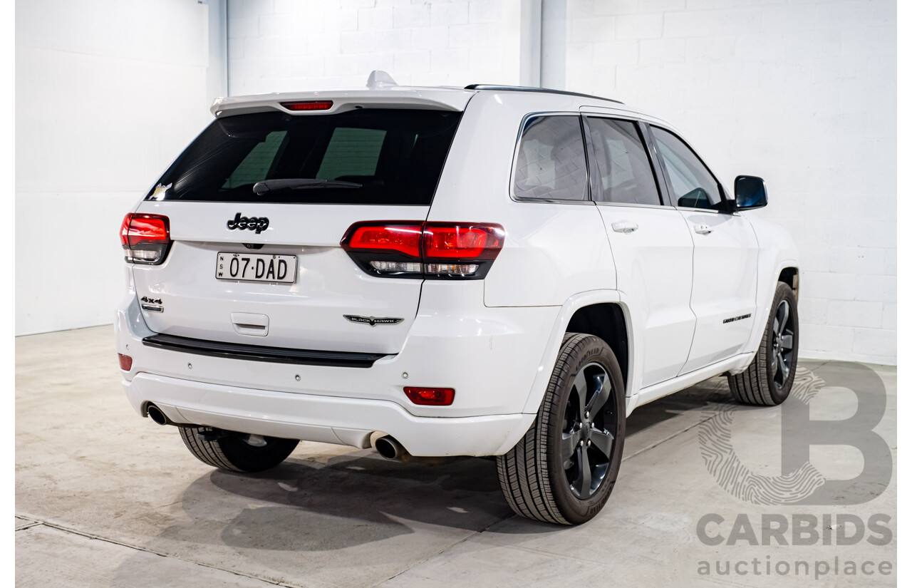 12/2015 Jeep Grand Cherokee Blackhawk (4x4) WK MY15 4d Wagon Bright White Turbo Diesel V6 3.0L