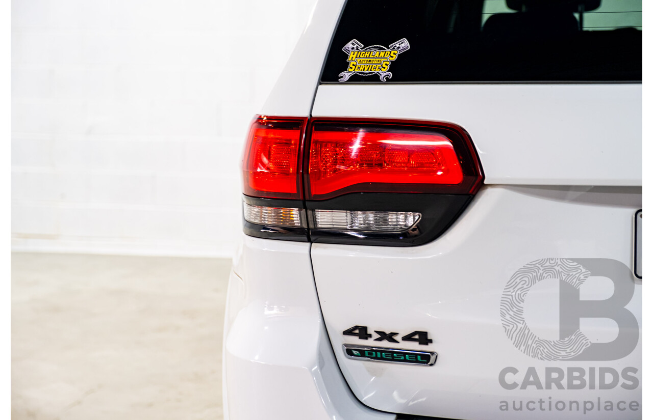 12/2015 Jeep Grand Cherokee Blackhawk (4x4) WK MY15 4d Wagon Bright White Turbo Diesel V6 3.0L