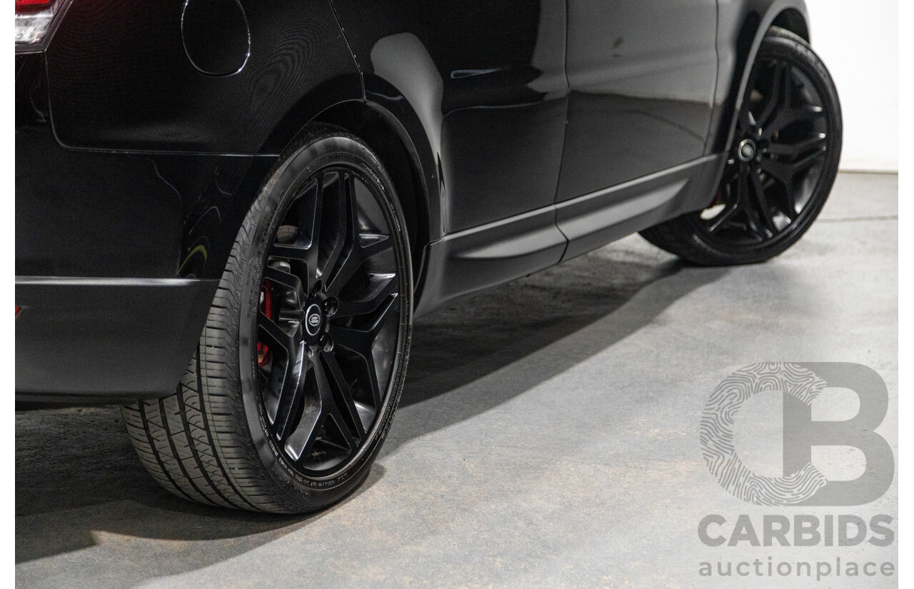 10/2017 Land Rover Range Rover Sport SDV8 HSE Dynamic LW (AWD) MY16 4d Wagon Santorini Black Metallic Twin Turbo Diesel V8 4.4L