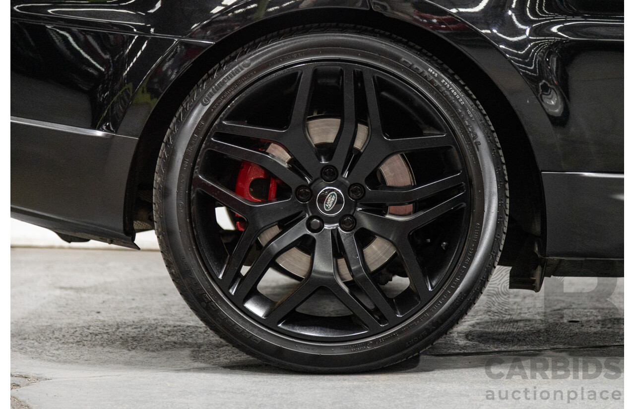 10/2017 Land Rover Range Rover Sport SDV8 HSE Dynamic LW (AWD) MY16 4d Wagon Santorini Black Metallic Twin Turbo Diesel V8 4.4L