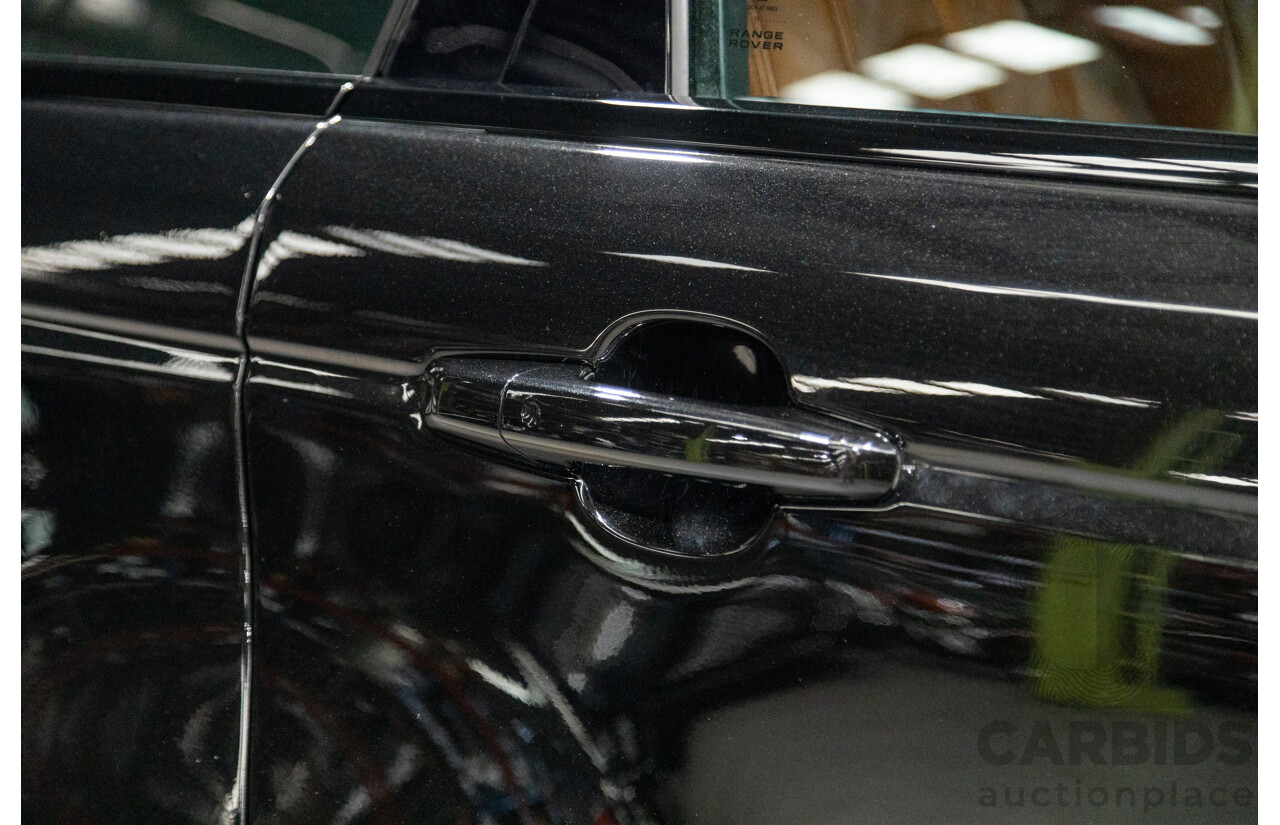 10/2017 Land Rover Range Rover Sport SDV8 HSE Dynamic LW (AWD) MY16 4d Wagon Santorini Black Metallic Twin Turbo Diesel V8 4.4L