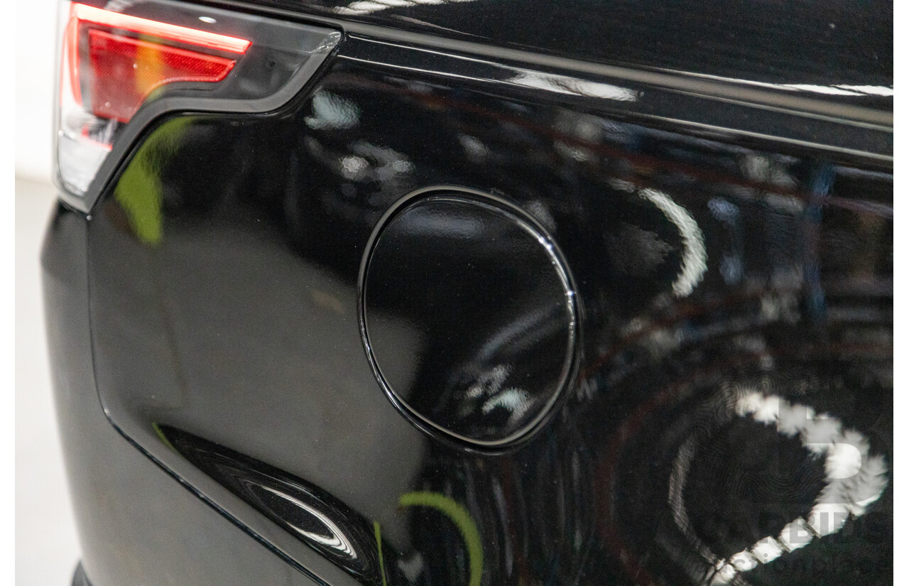 10/2017 Land Rover Range Rover Sport SDV8 HSE Dynamic LW (AWD) MY16 4d Wagon Santorini Black Metallic Twin Turbo Diesel V8 4.4L