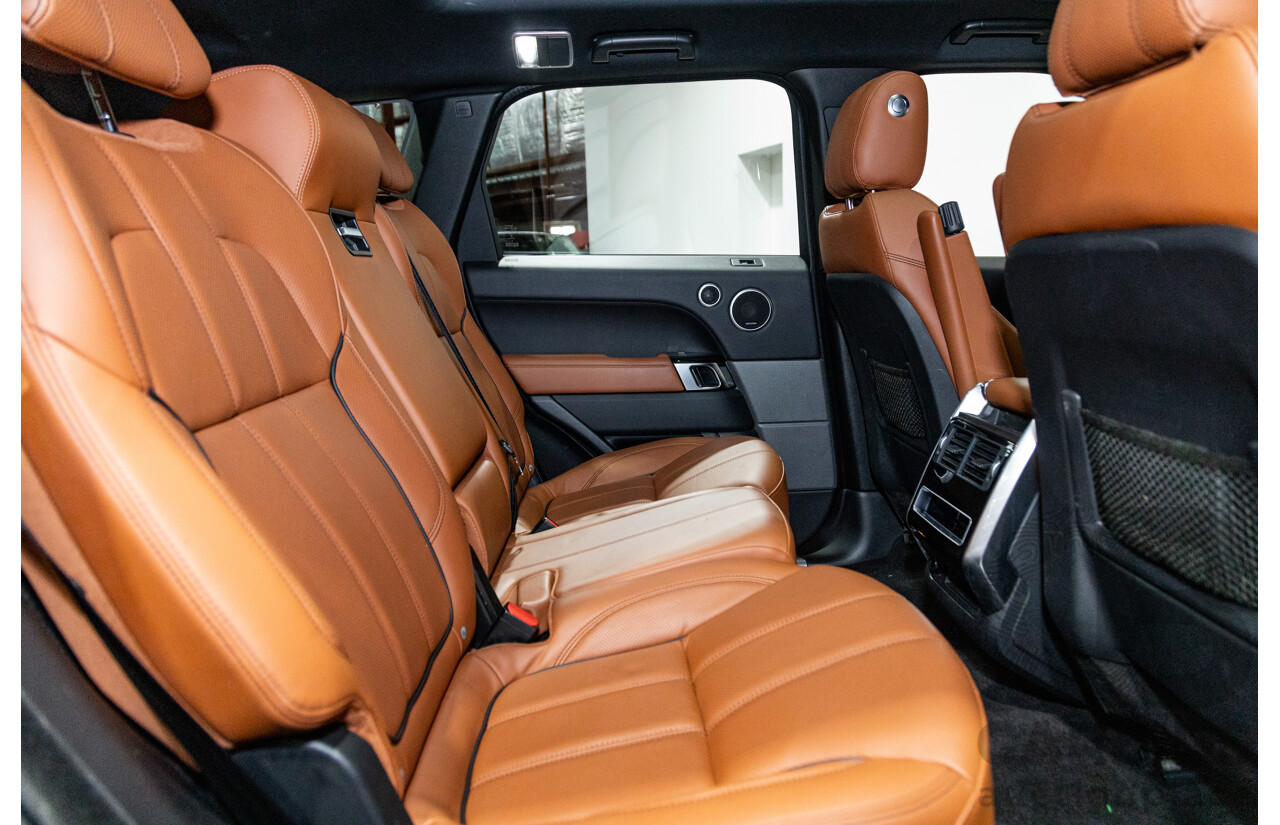 10/2017 Land Rover Range Rover Sport SDV8 HSE Dynamic LW (AWD) MY16 4d Wagon Santorini Black Metallic Twin Turbo Diesel V8 4.4L