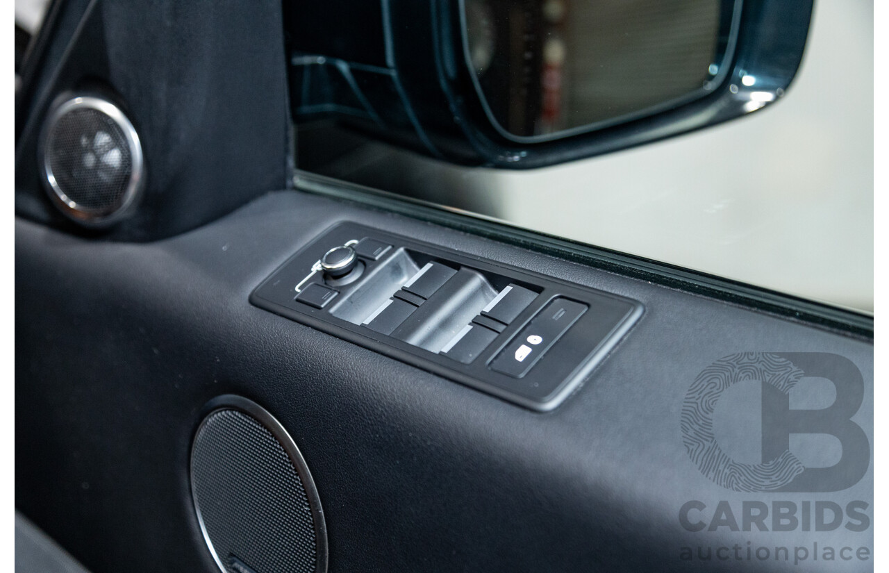 10/2017 Land Rover Range Rover Sport SDV8 HSE Dynamic LW (AWD) MY16 4d Wagon Santorini Black Metallic Twin Turbo Diesel V8 4.4L