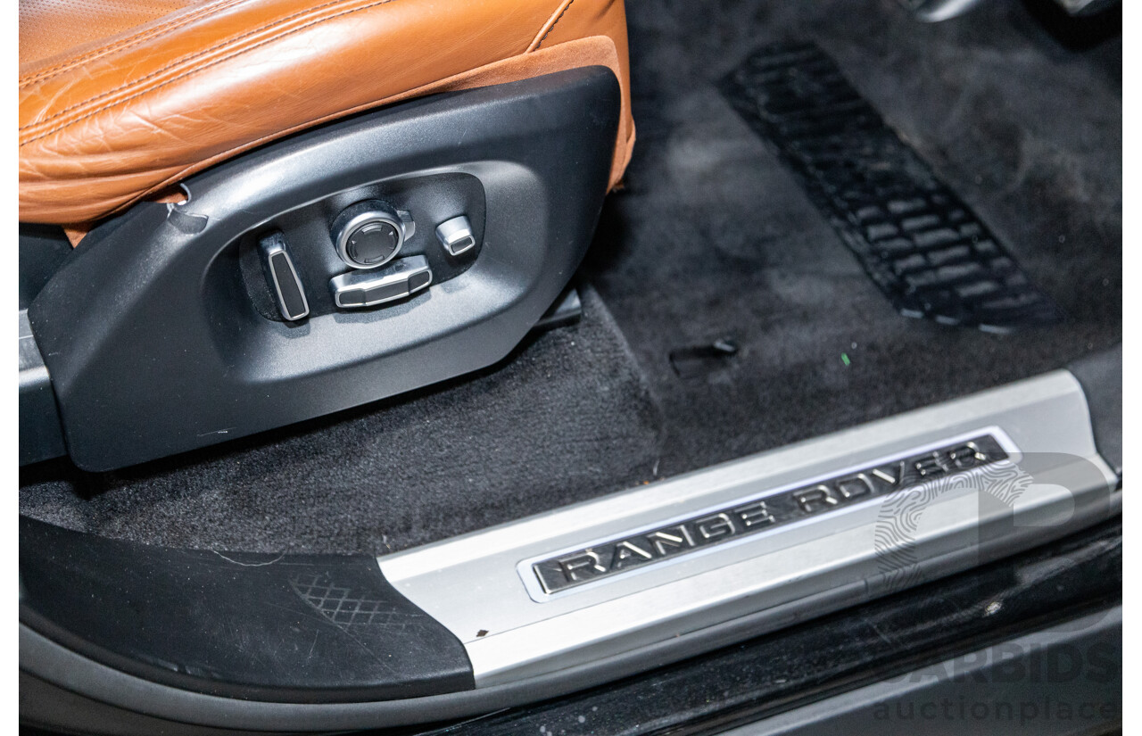 10/2017 Land Rover Range Rover Sport SDV8 HSE Dynamic LW (AWD) MY16 4d Wagon Santorini Black Metallic Twin Turbo Diesel V8 4.4L