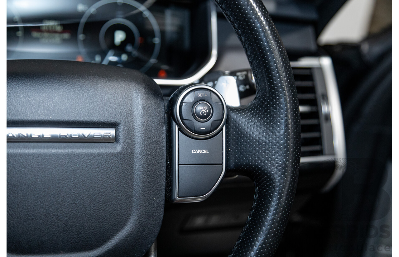 10/2017 Land Rover Range Rover Sport SDV8 HSE Dynamic LW (AWD) MY16 4d Wagon Santorini Black Metallic Twin Turbo Diesel V8 4.4L
