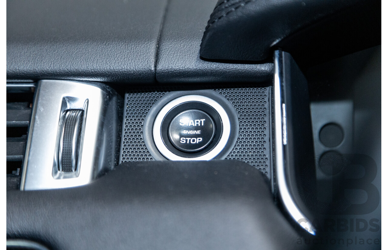 10/2017 Land Rover Range Rover Sport SDV8 HSE Dynamic LW (AWD) MY16 4d Wagon Santorini Black Metallic Twin Turbo Diesel V8 4.4L