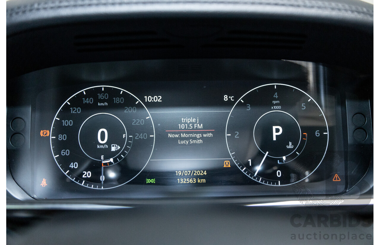 10/2017 Land Rover Range Rover Sport SDV8 HSE Dynamic LW (AWD) MY16 4d Wagon Santorini Black Metallic Twin Turbo Diesel V8 4.4L