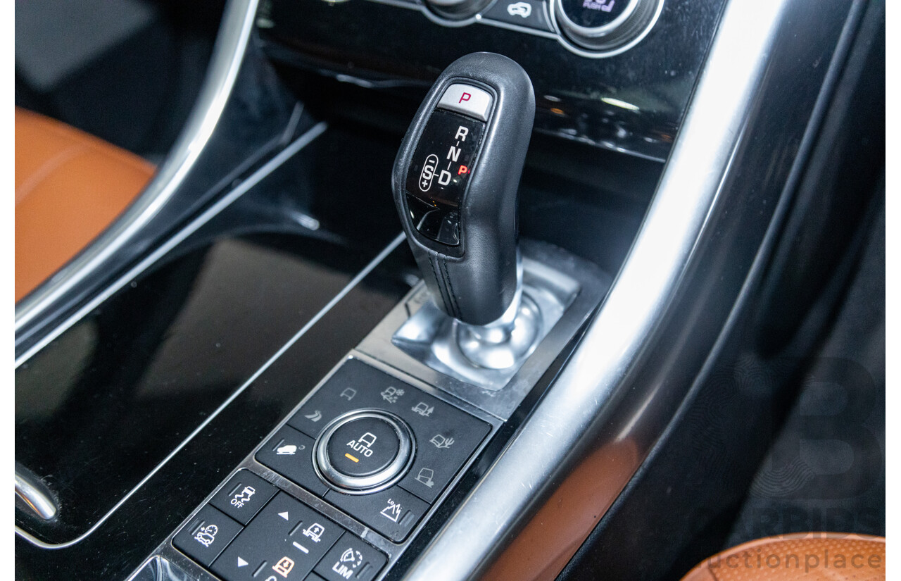 10/2017 Land Rover Range Rover Sport SDV8 HSE Dynamic LW (AWD) MY16 4d Wagon Santorini Black Metallic Twin Turbo Diesel V8 4.4L