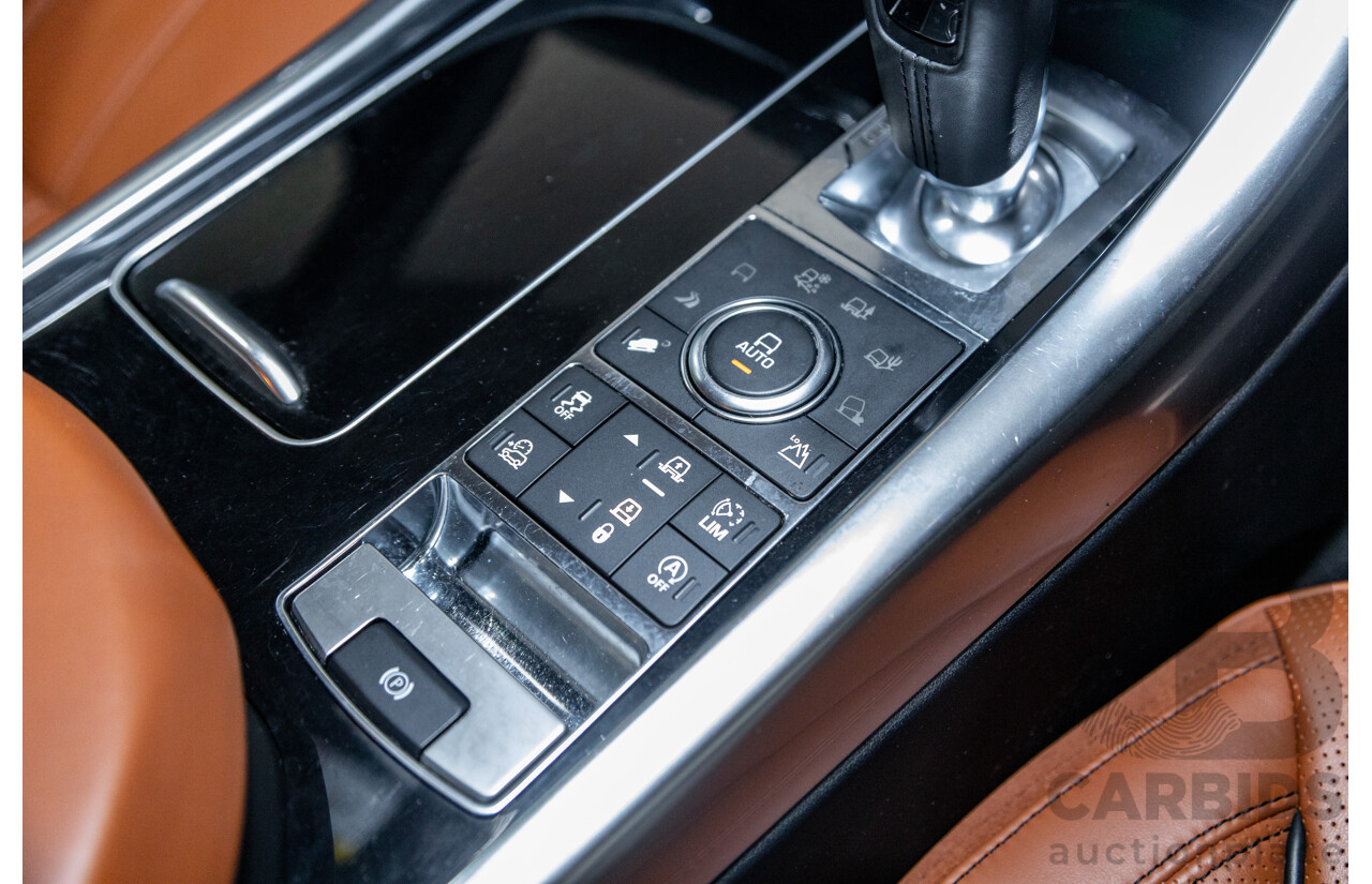 10/2017 Land Rover Range Rover Sport SDV8 HSE Dynamic LW (AWD) MY16 4d Wagon Santorini Black Metallic Twin Turbo Diesel V8 4.4L