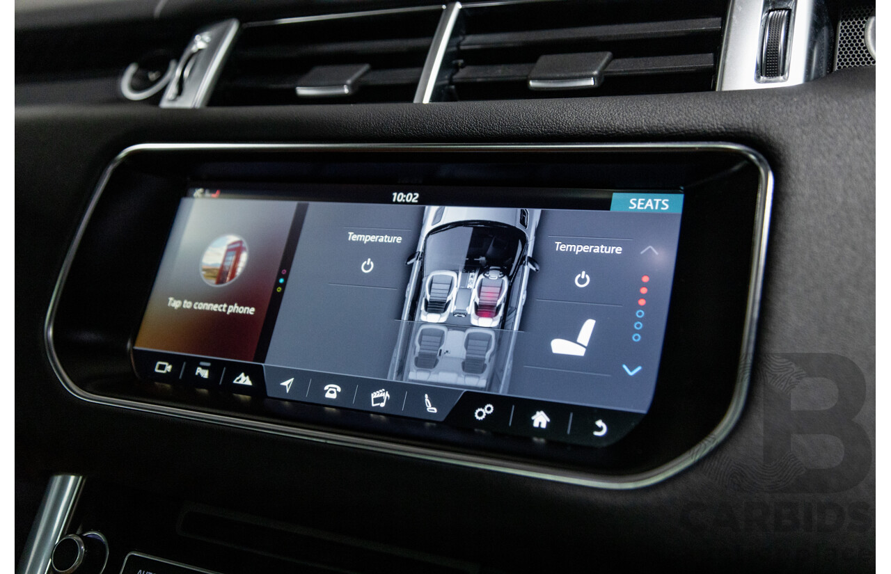 10/2017 Land Rover Range Rover Sport SDV8 HSE Dynamic LW (AWD) MY16 4d Wagon Santorini Black Metallic Twin Turbo Diesel V8 4.4L