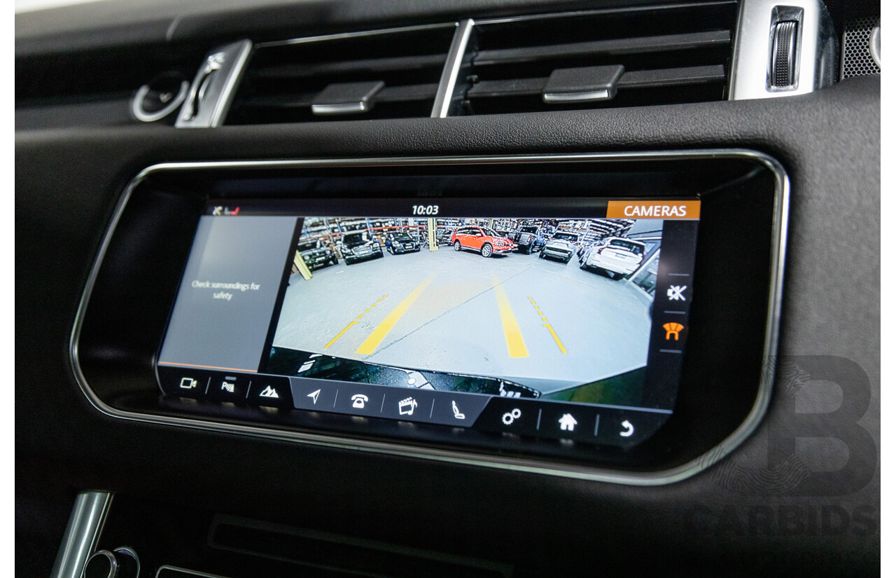 10/2017 Land Rover Range Rover Sport SDV8 HSE Dynamic LW (AWD) MY16 4d Wagon Santorini Black Metallic Twin Turbo Diesel V8 4.4L