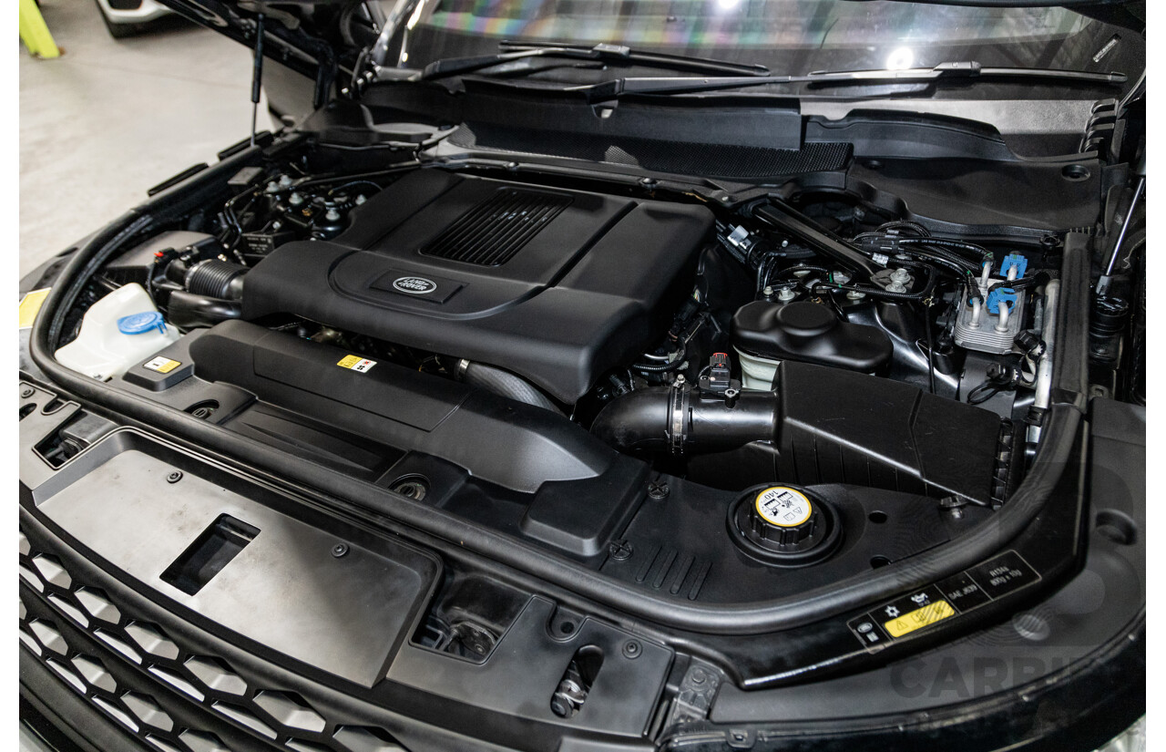 10/2017 Land Rover Range Rover Sport SDV8 HSE Dynamic LW (AWD) MY16 4d Wagon Santorini Black Metallic Twin Turbo Diesel V8 4.4L