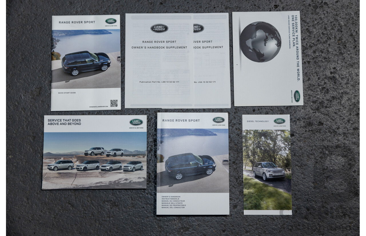 10/2017 Land Rover Range Rover Sport SDV8 HSE Dynamic LW (AWD) MY16 4d Wagon Santorini Black Metallic Twin Turbo Diesel V8 4.4L