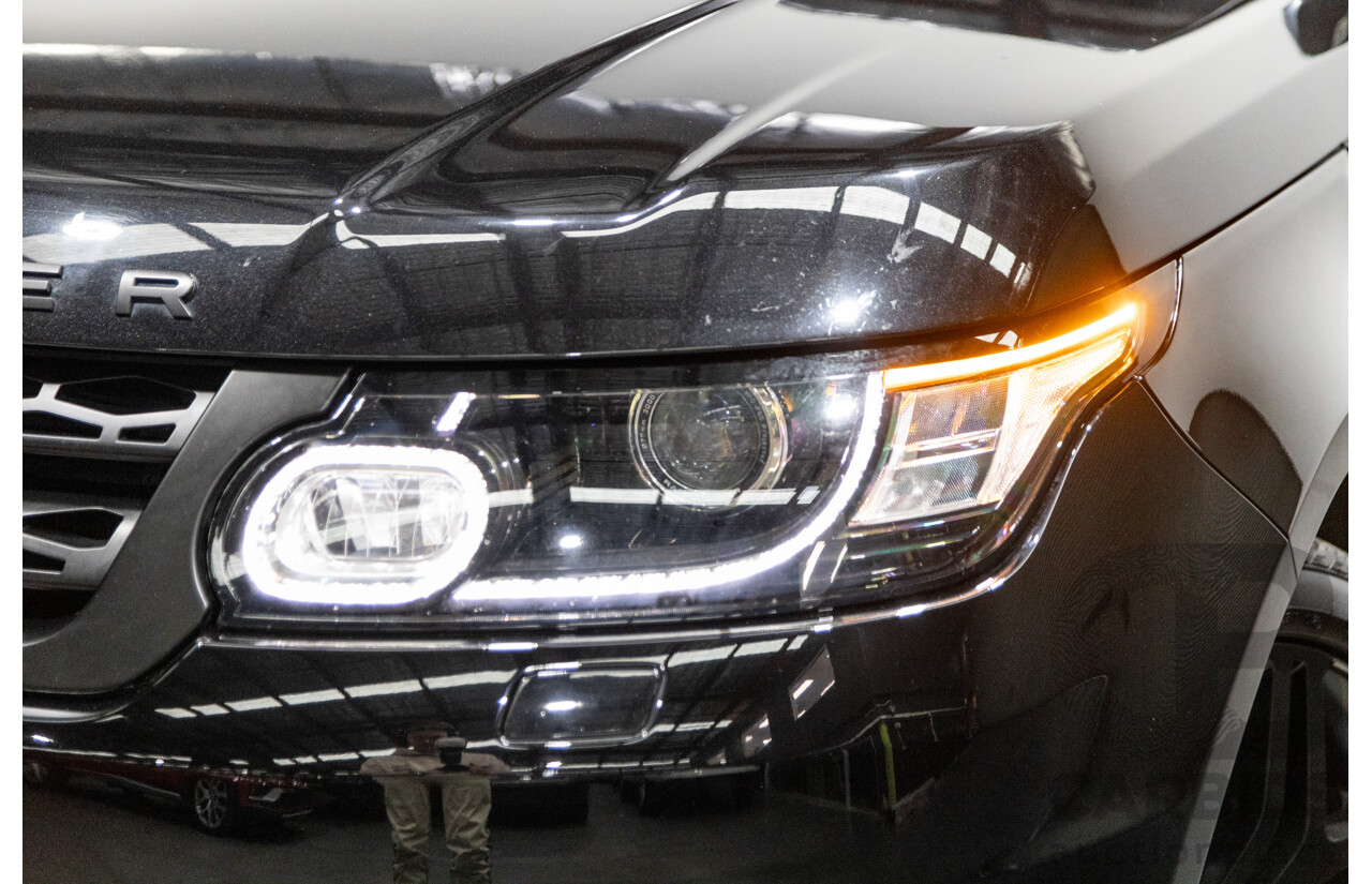 10/2017 Land Rover Range Rover Sport SDV8 HSE Dynamic LW (AWD) MY16 4d Wagon Santorini Black Metallic Twin Turbo Diesel V8 4.4L