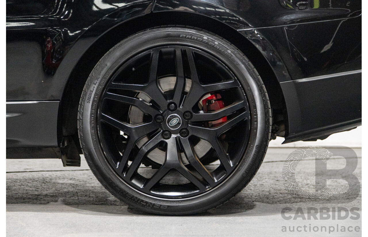 10/2017 Land Rover Range Rover Sport SDV8 HSE Dynamic LW (AWD) MY16 4d Wagon Santorini Black Metallic Twin Turbo Diesel V8 4.4L