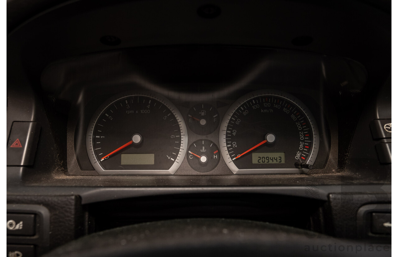 8/2005 Ford Falcon XR6 BA MKII 4d Sedan Red 4.0L