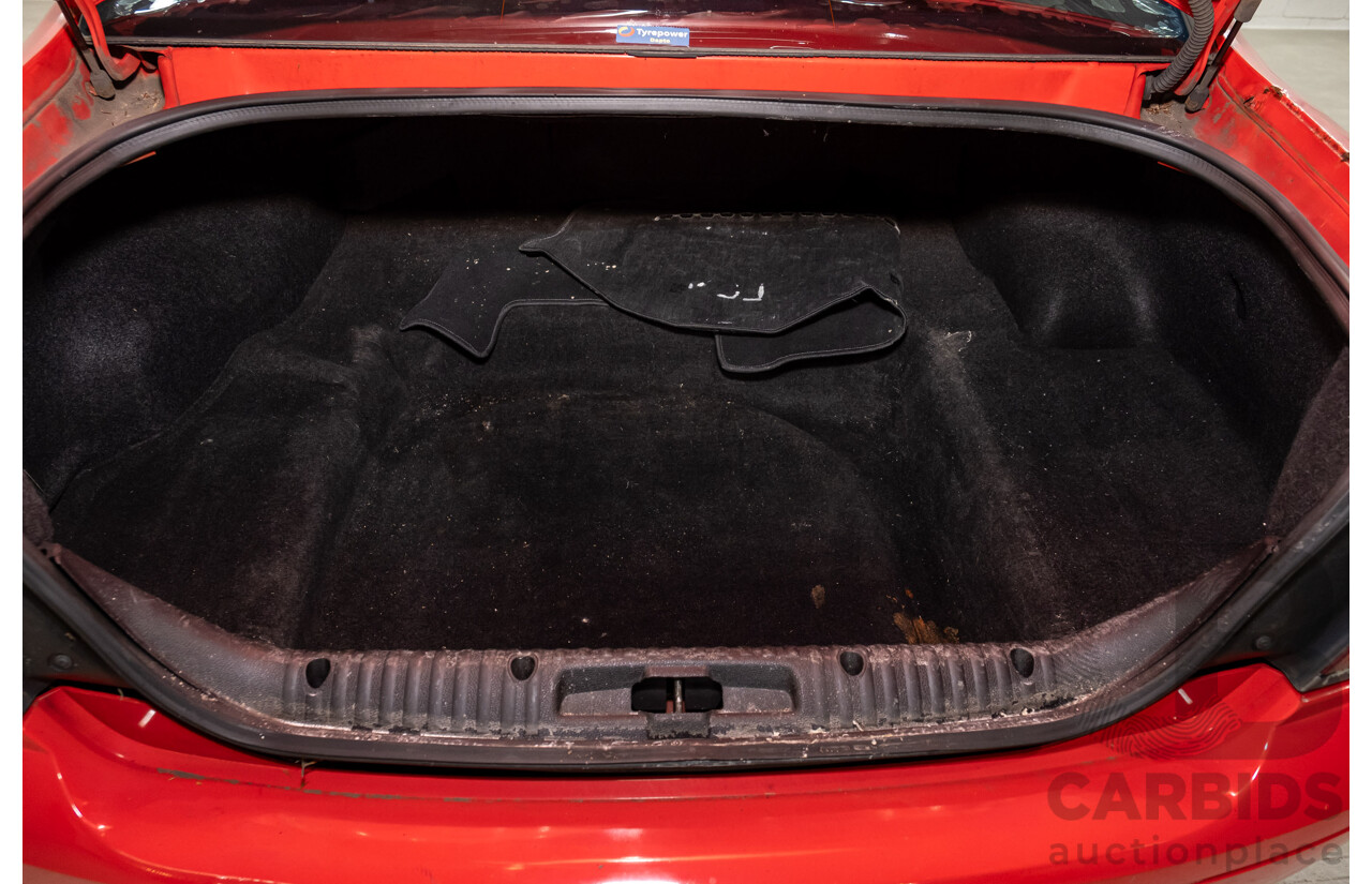 8/2005 Ford Falcon XR6 BA MKII 4d Sedan Red 4.0L