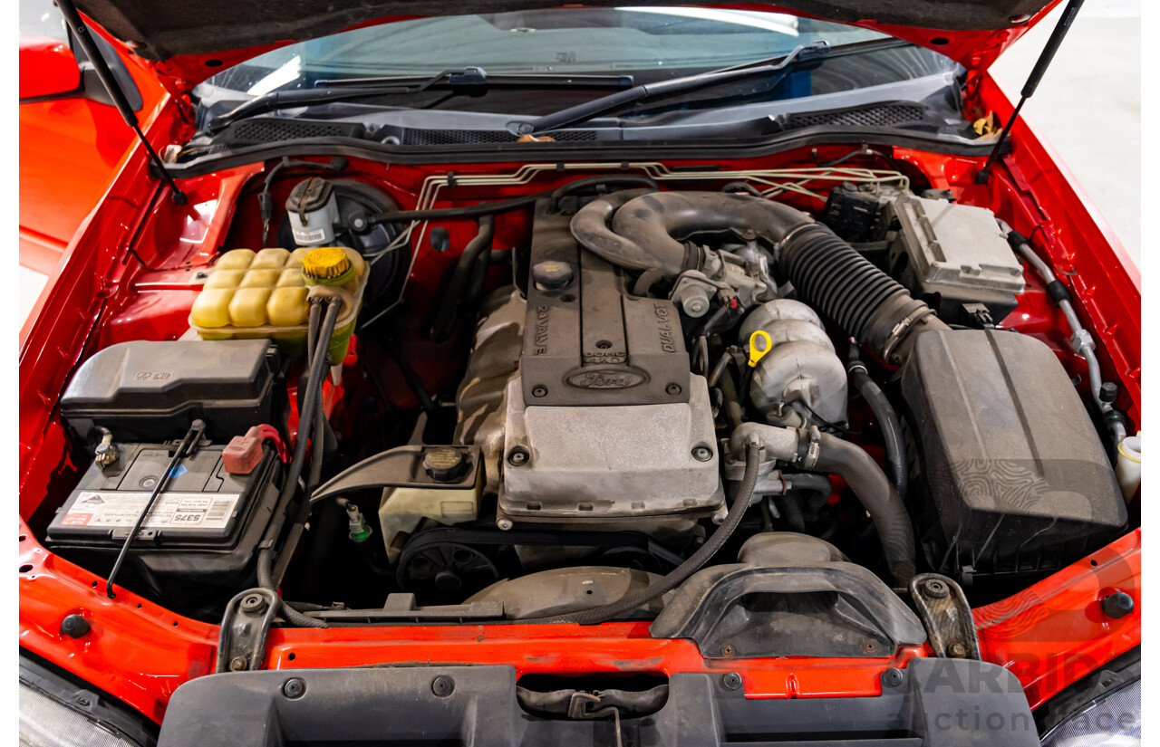 8/2005 Ford Falcon XR6 BA MKII 4d Sedan Red 4.0L