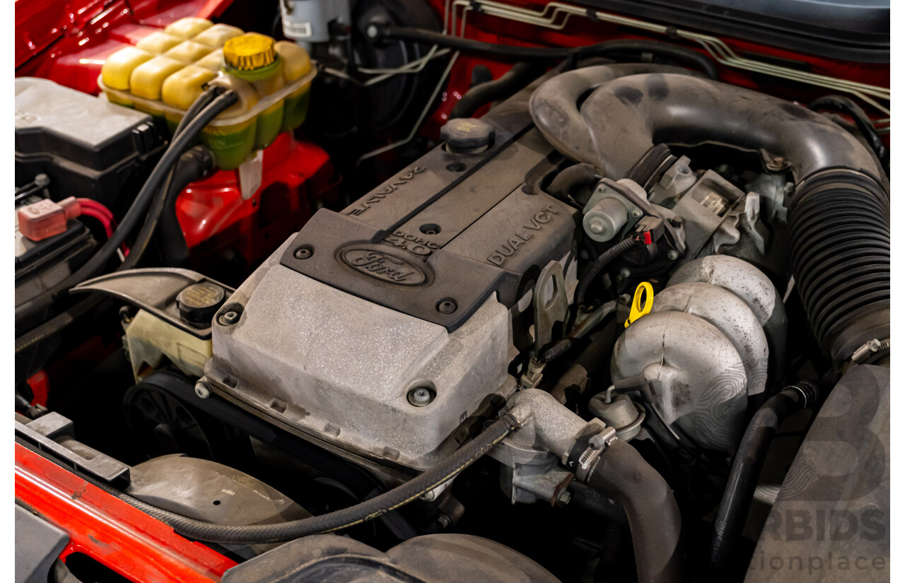 8/2005 Ford Falcon XR6 BA MKII 4d Sedan Red 4.0L