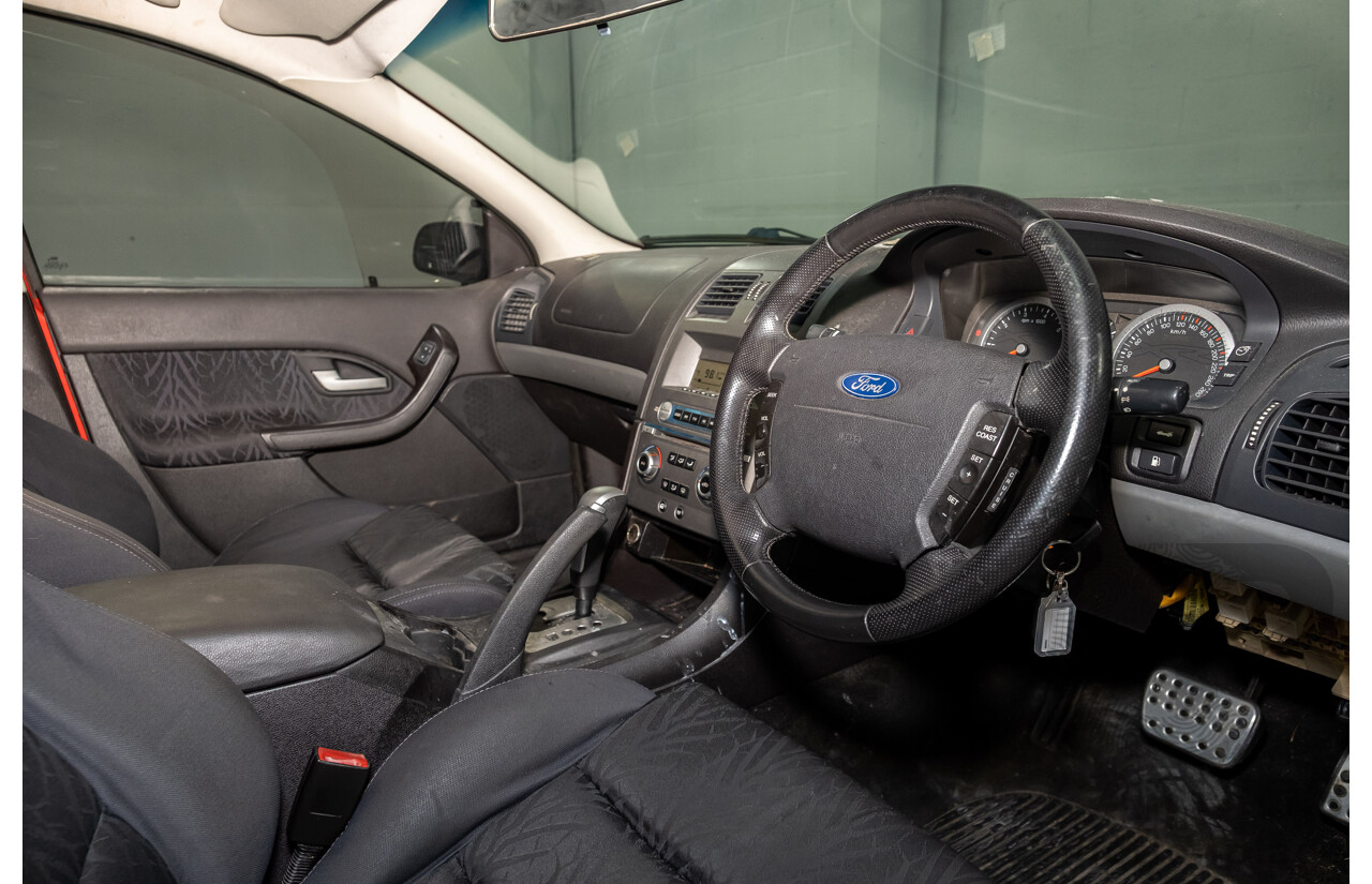 8/2005 Ford Falcon XR6 BA MKII 4d Sedan Red 4.0L