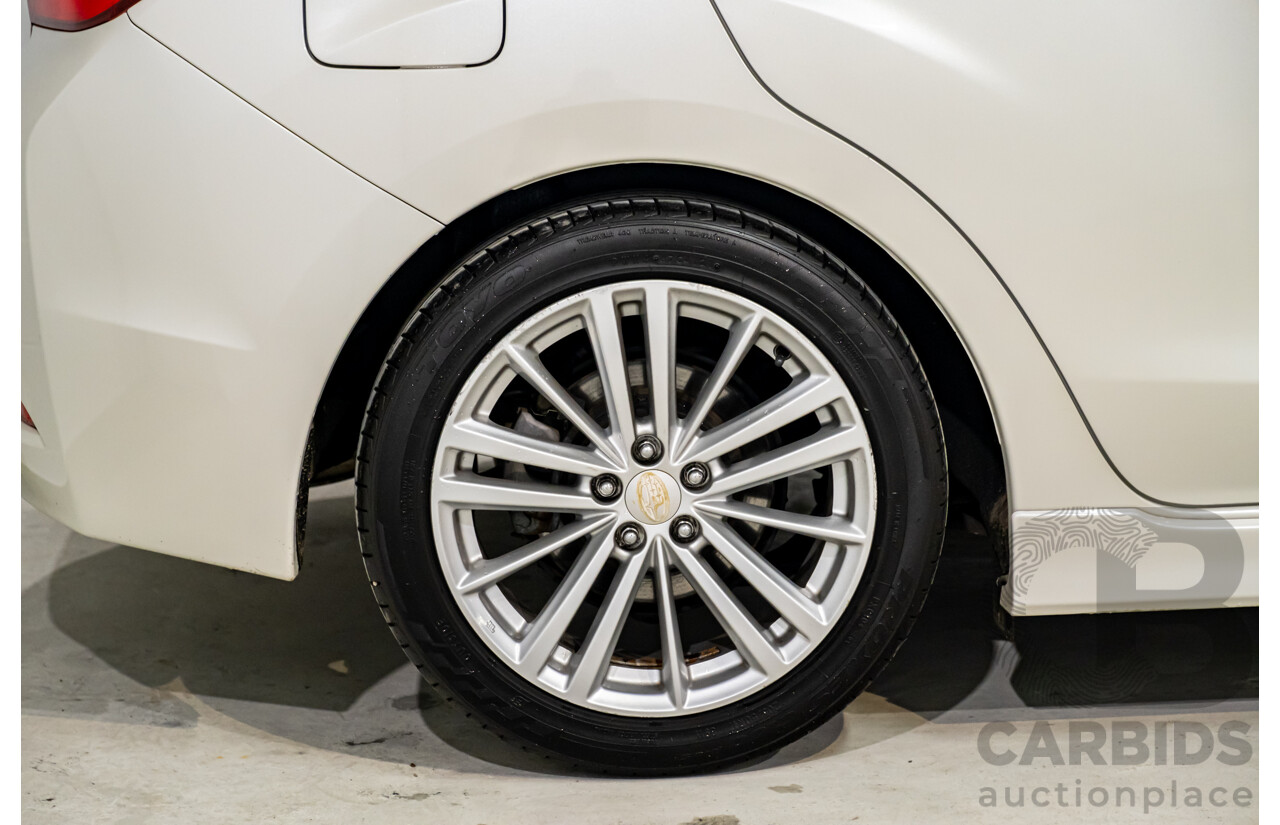 5/2013 Subaru Impreza 2.0i-S (AWD) MY13 5d Hatchback Pearl White 2.0L