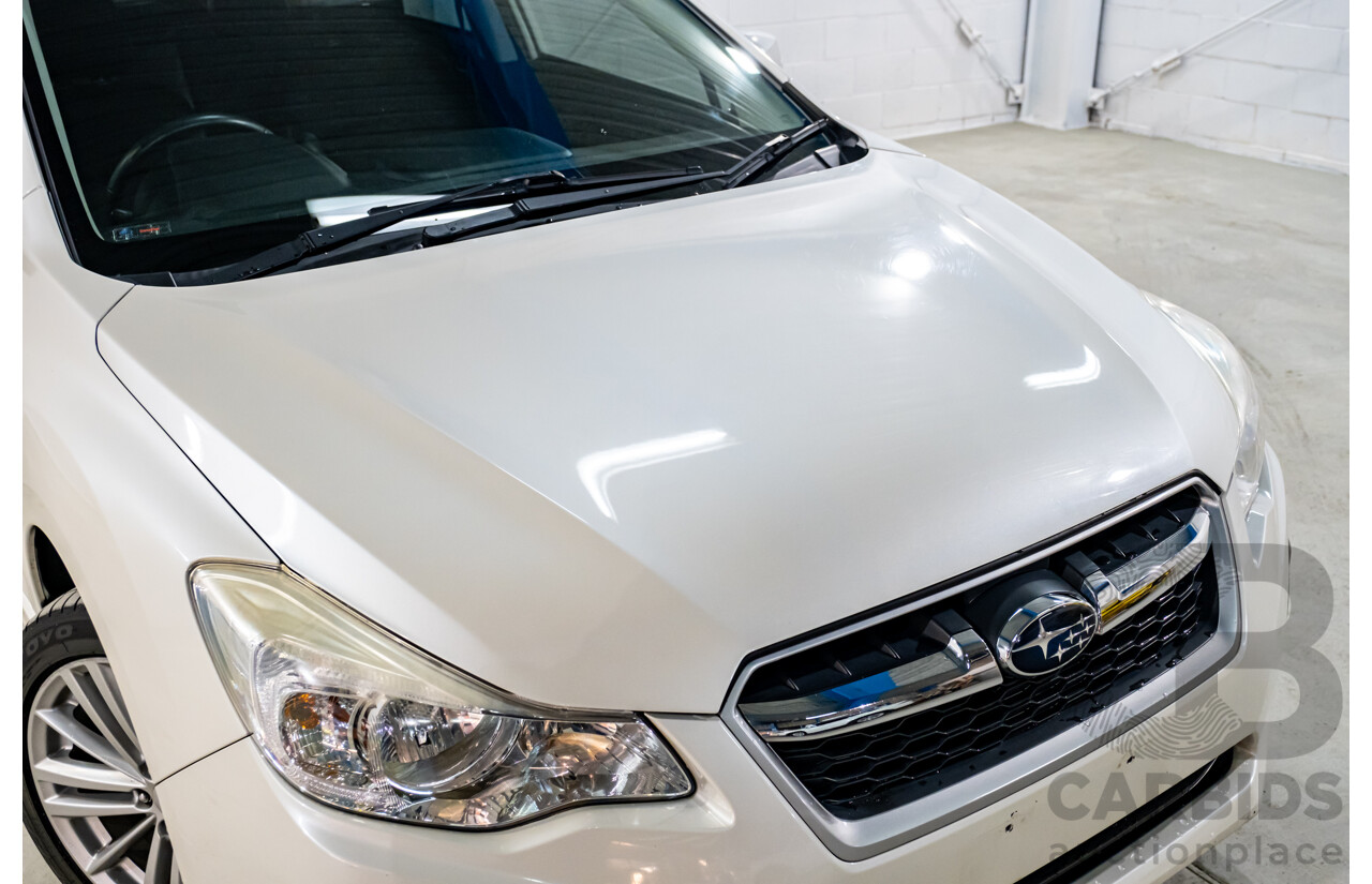 5/2013 Subaru Impreza 2.0i-S (AWD) MY13 5d Hatchback Pearl White 2.0L